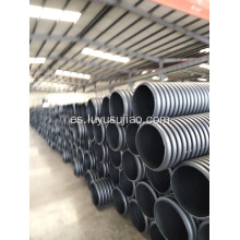 Comercio al por mayor de diámetro grande del tubo corrugado de doble pared de HDPE